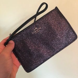 Black Sparkly Coach Wallet